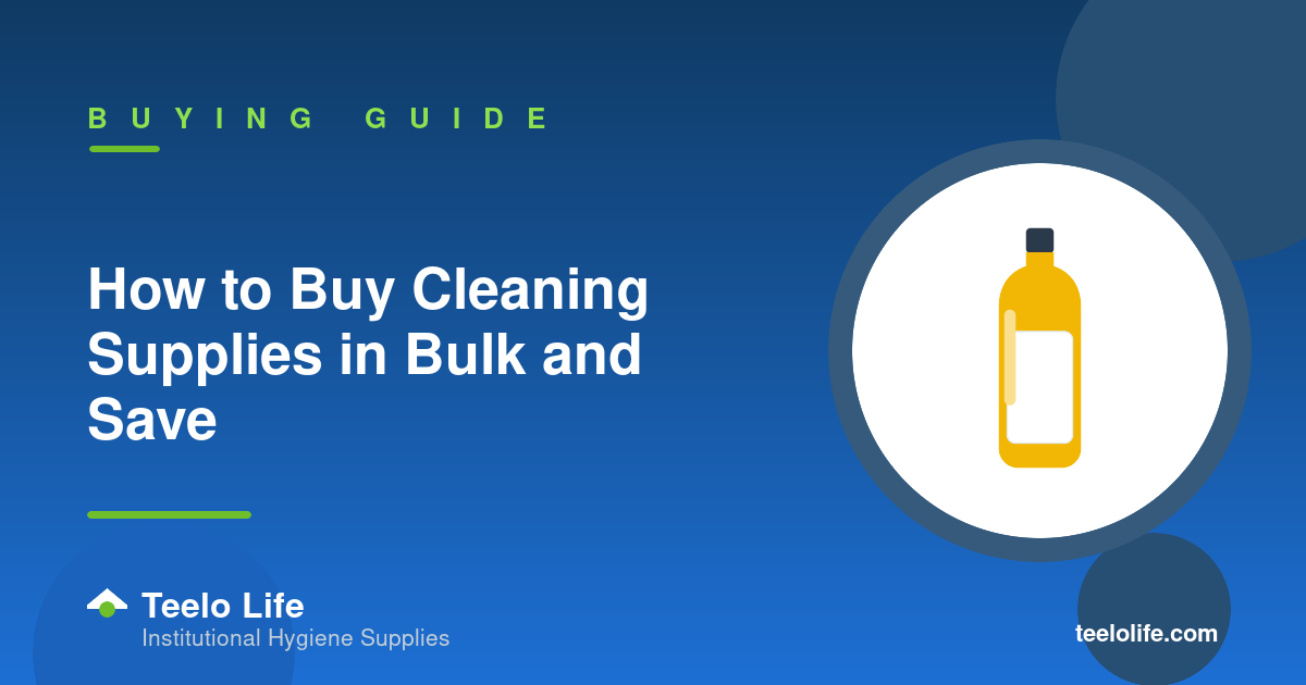 How to Buy Cleaning Supplies in Bulk and Save