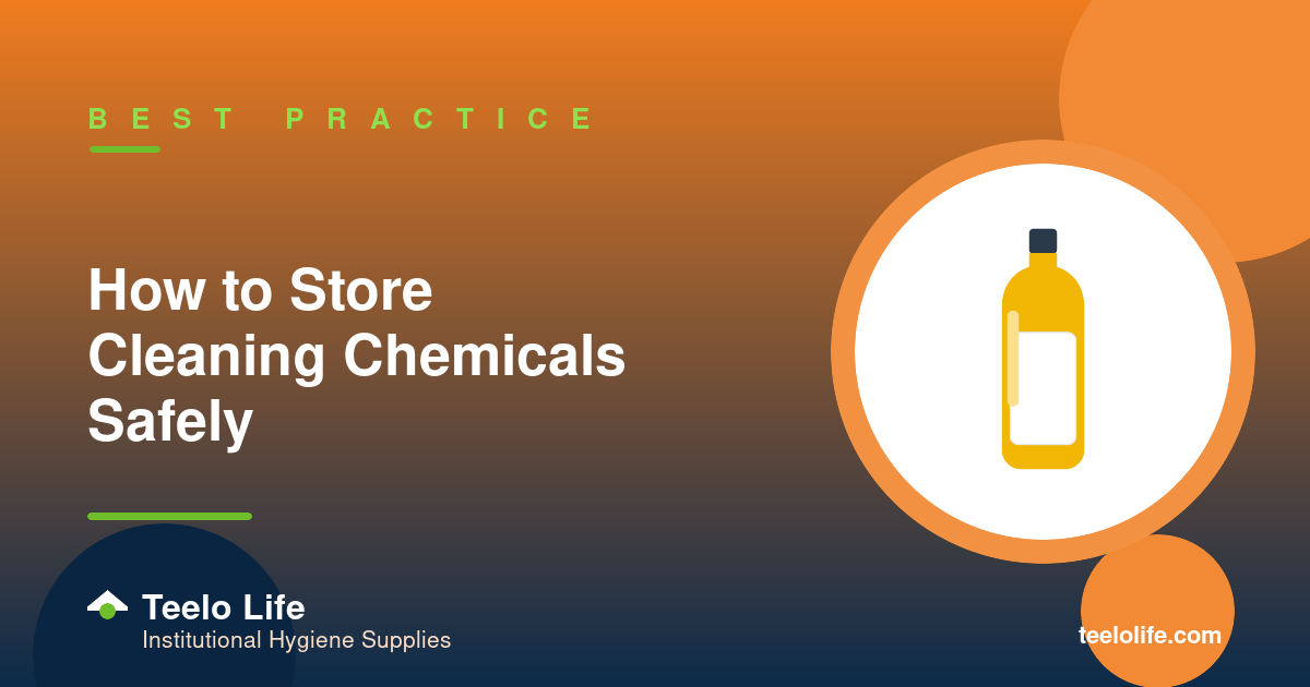 How to Store Cleaning Chemicals Safely